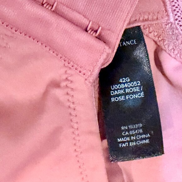 Understance Ginger wireless bra, 42G, dark rose - Picture 2 of 3